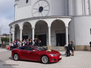 Tesla wynajem do ślubu Łaziska.