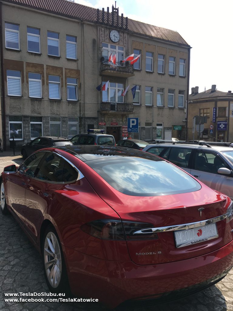 Tesla na ślub Wolbrom (Urząd Stanu Cywilnego w Wolbromiu)