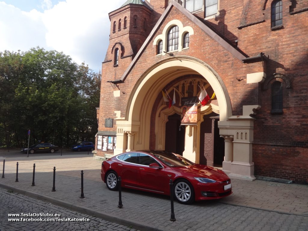 TESLA wynajem do ślubu Kraków