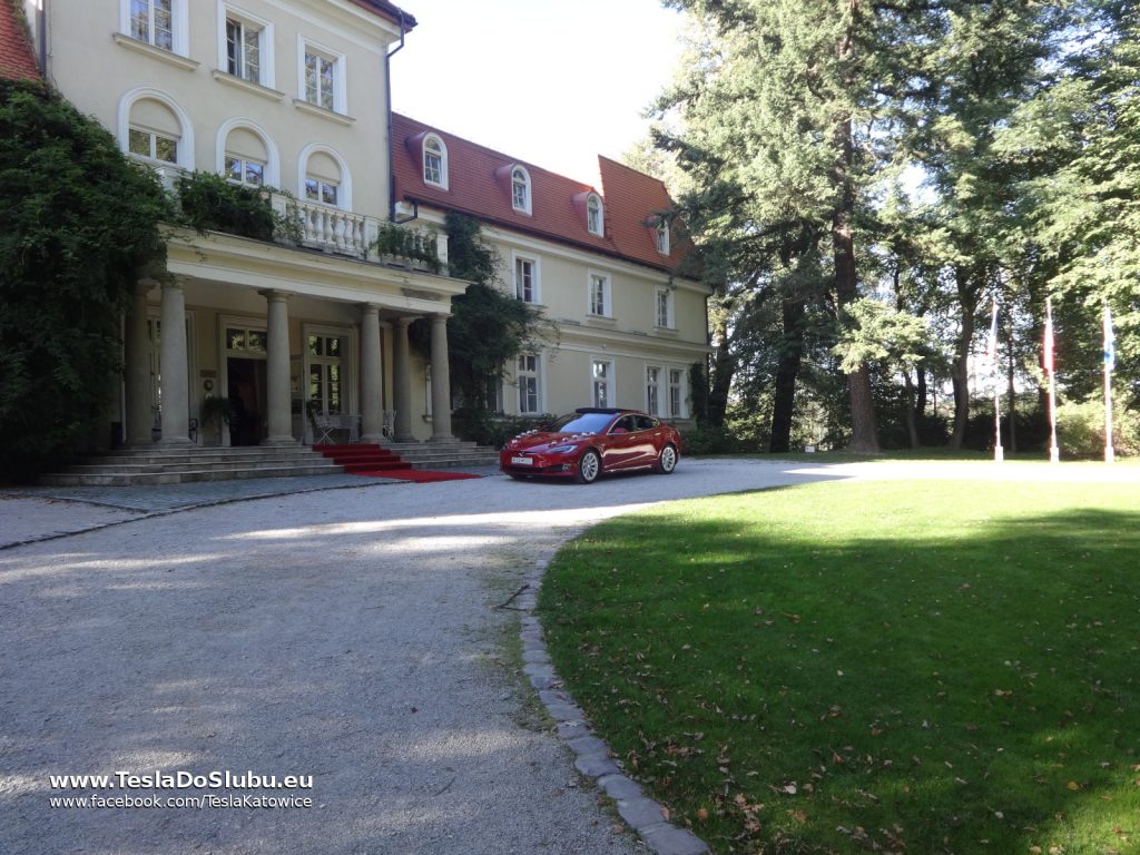 Tesla wynajem do ślubu Seraków